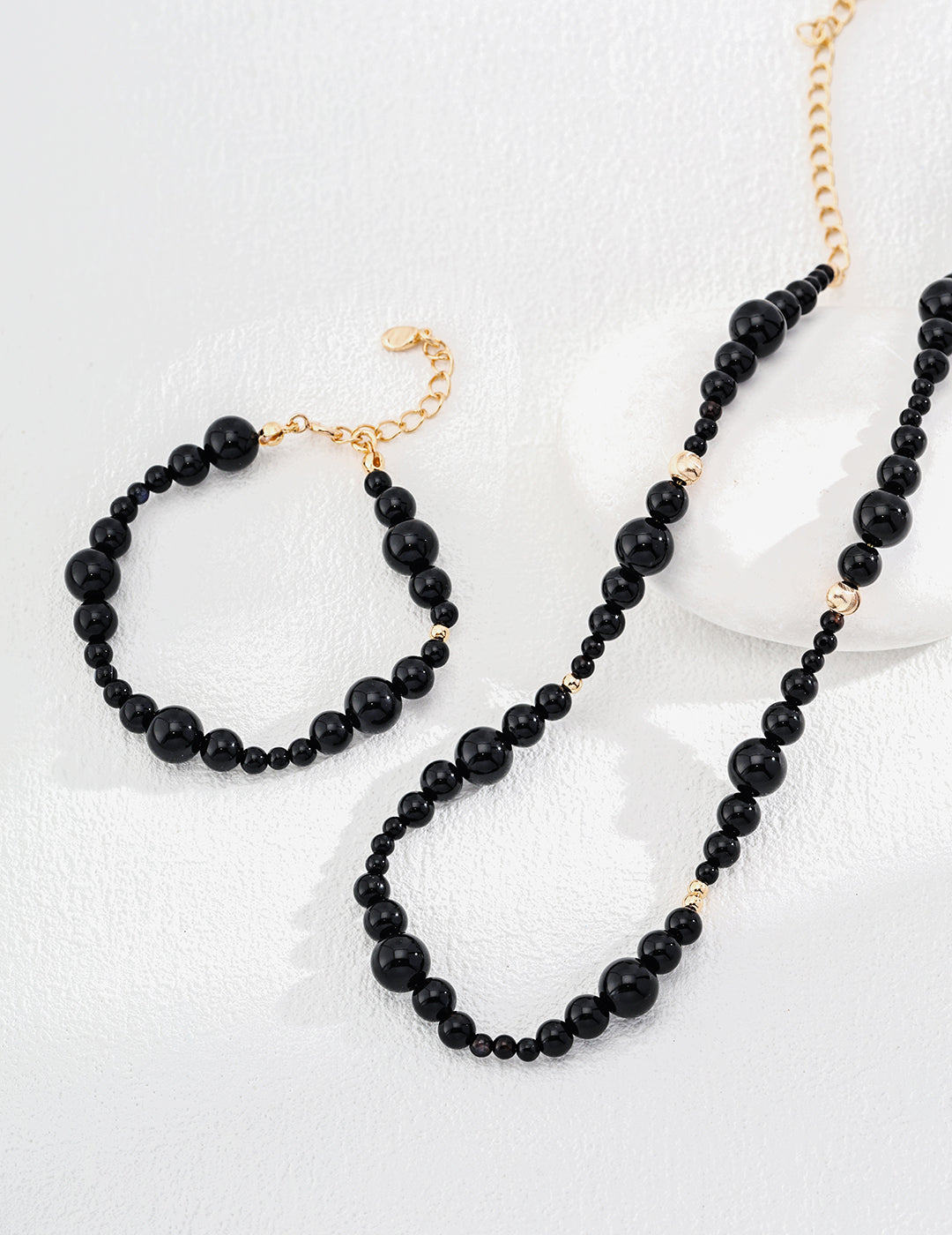 Bad Girl Series Sterling Silver Black Onyx Necklace