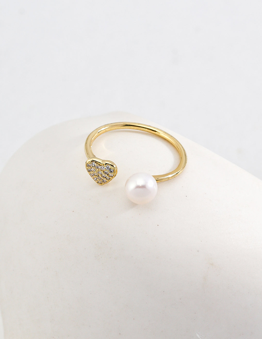 Sterling Silver Pearl Ring