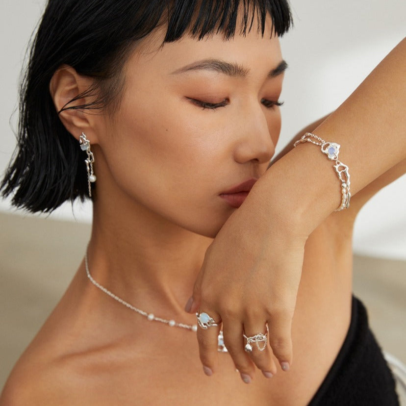 Luminous Opal Sterling Silver Ring