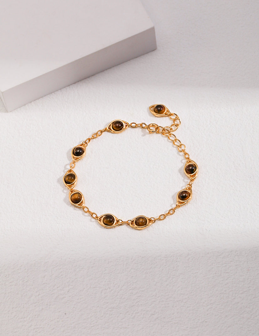 Tiger's Eye / Lapis Lazuli Neptune Bracelets