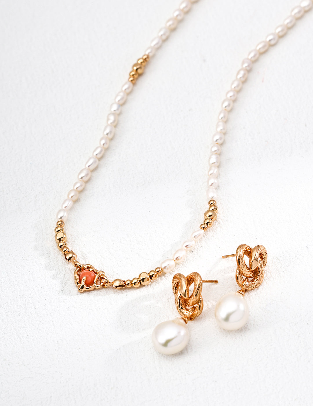 Ouroboros Gold-Plated Sterling Silver Earrings