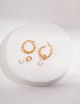 Convertible Two-Way Pearl Earrings