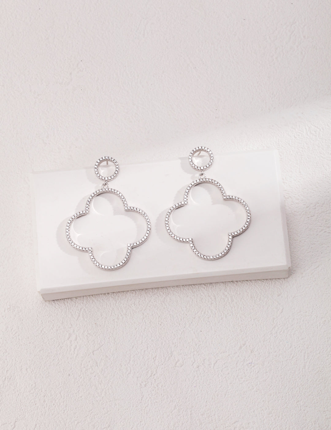 Four-leaf Clover - S925 Sterling Silver Earrings