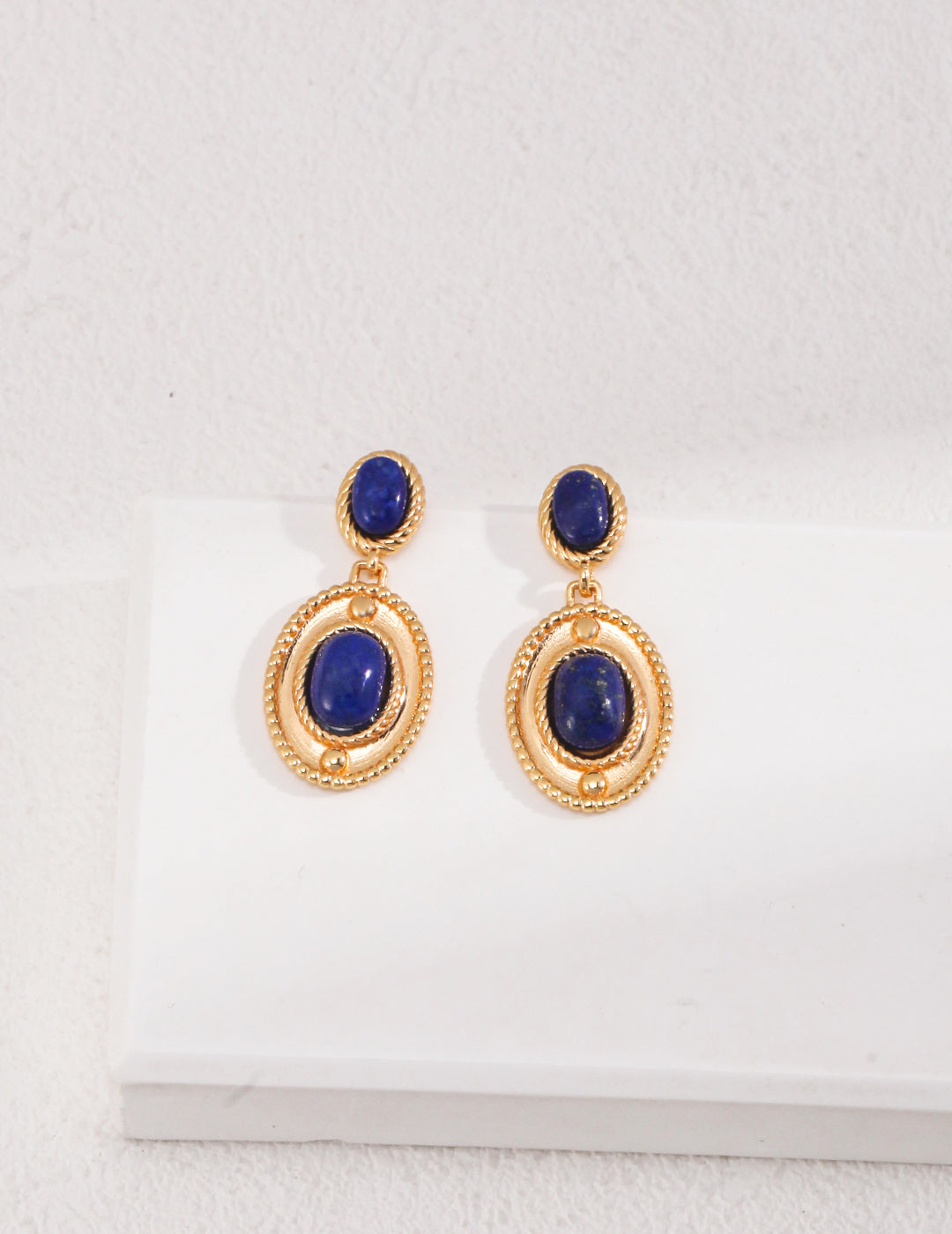 Vintage Lapis Lazuli Earrings