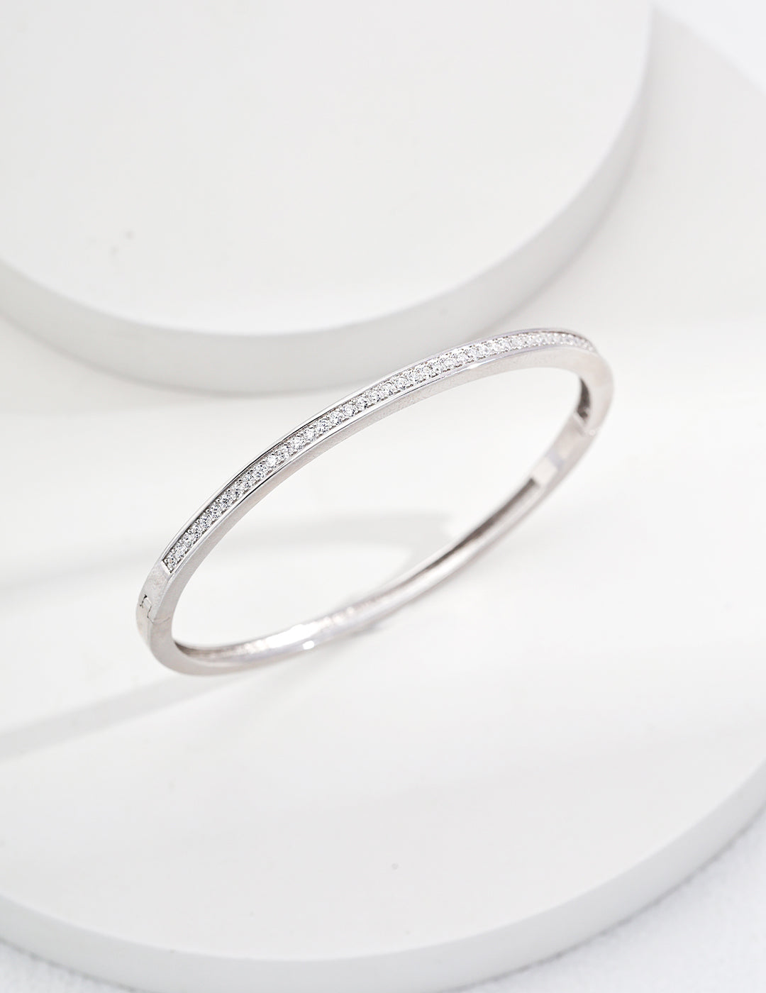 Sterling Silver zircon - Simple Bracelet