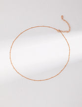 S925 Silver - Antique Gold Single Chian Necklace