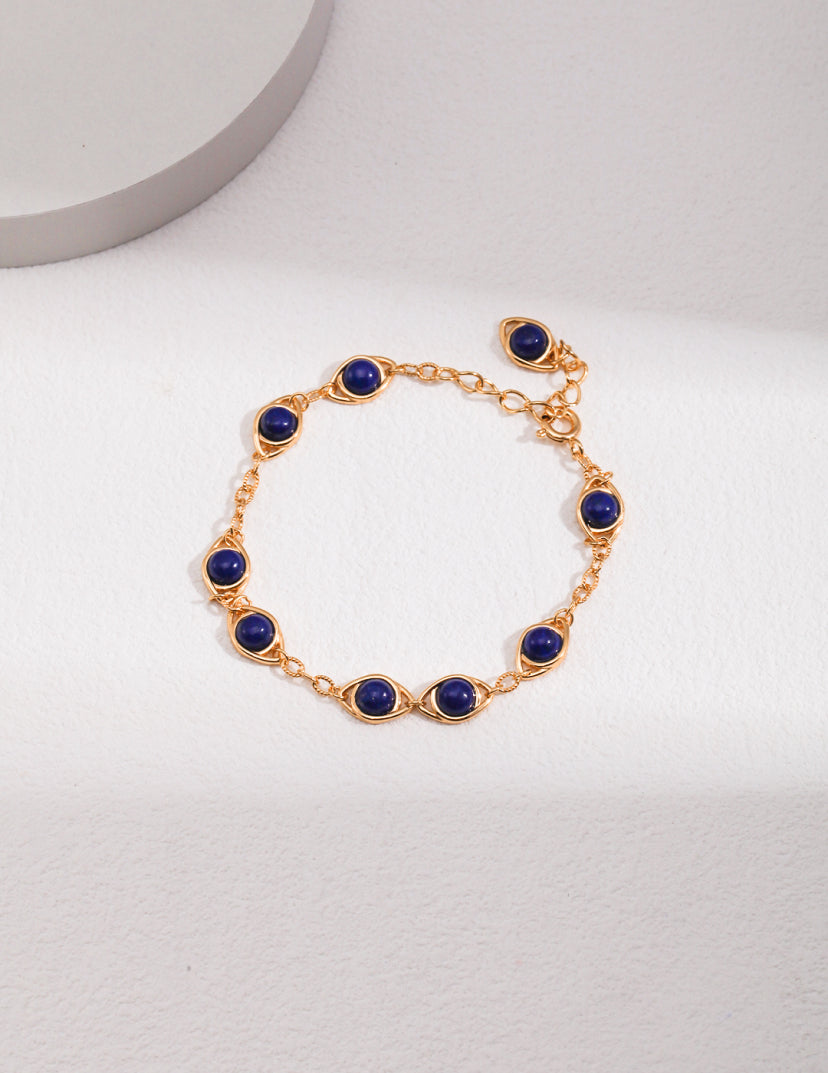 Tiger's Eye / Lapis Lazuli Neptune Bracelets