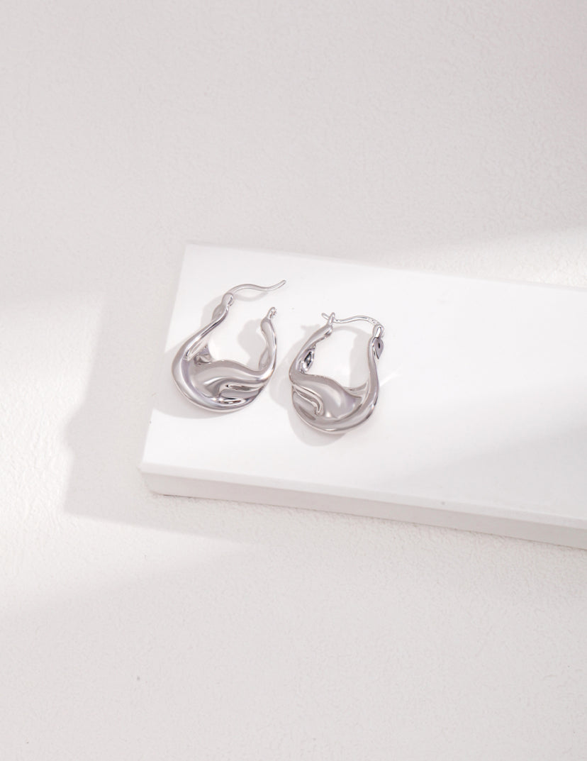 Yan Sterling Silver Silk Earrings