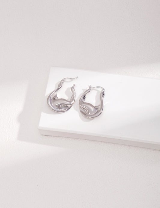 Yan Sterling Silver Silk Earrings