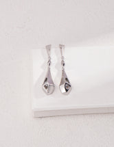 Sterling Silver Bird's Nest Drop Earrings