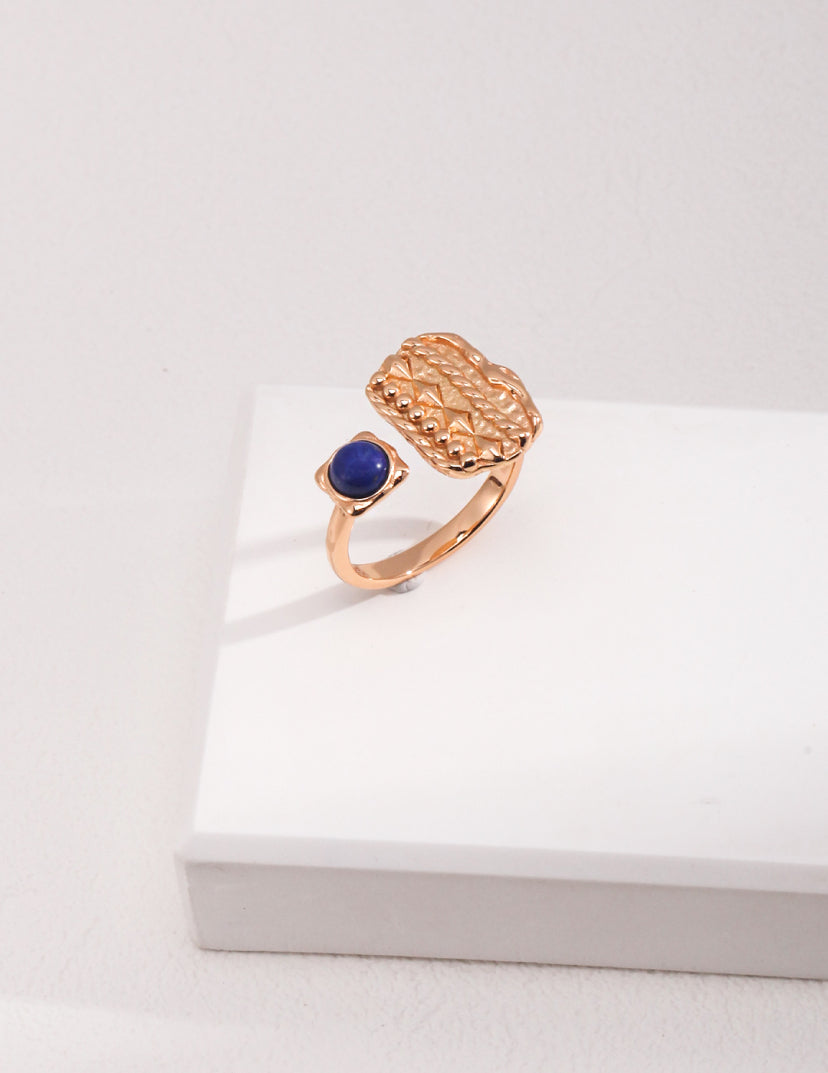 Lapis Lazuli Victoria Open Rings