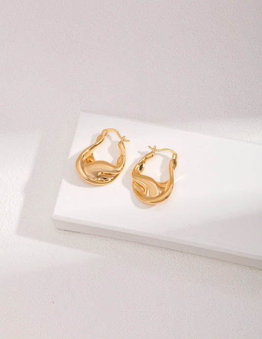 Yan Sterling Silver Silk Earrings