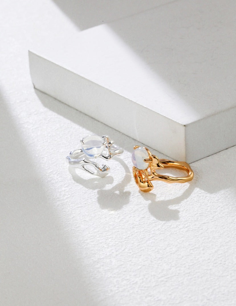 Luminous Opal Sterling Silver Ring